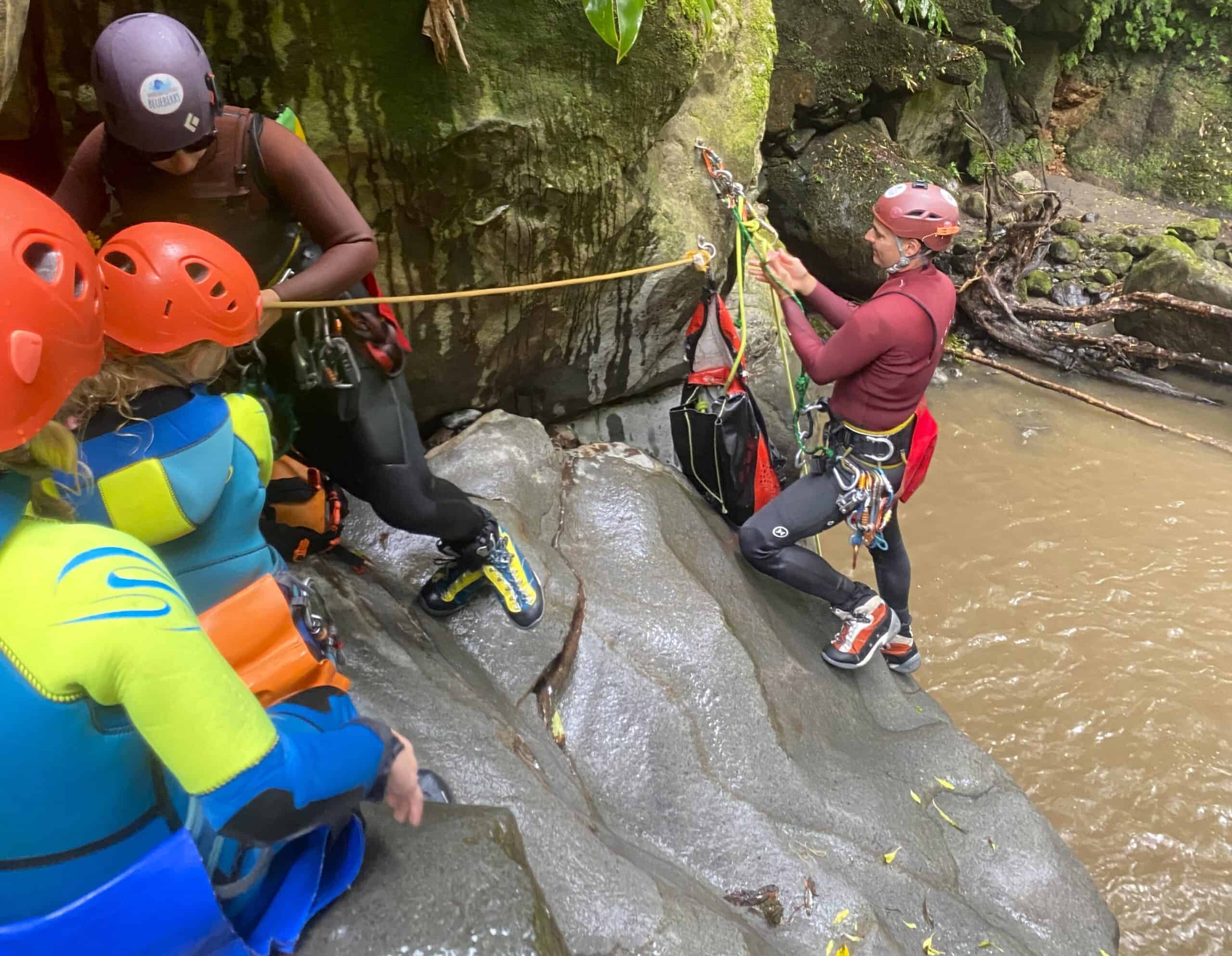 Canyoning on Sao Miguel Azores